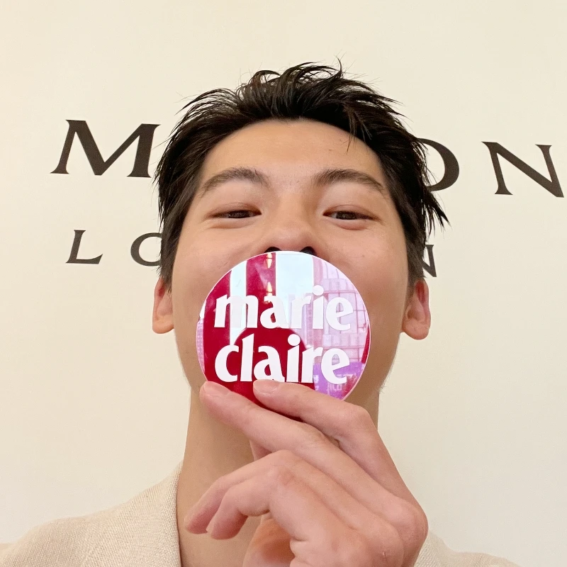 許光漢送給Marie Claire的自拍。 許光漢送給Marie Claire的自拍。