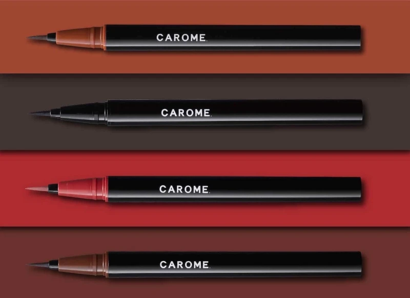 CAROME.絕不暈染眼線液產品形象。 CAROME.絕不暈染眼線液產品形象。