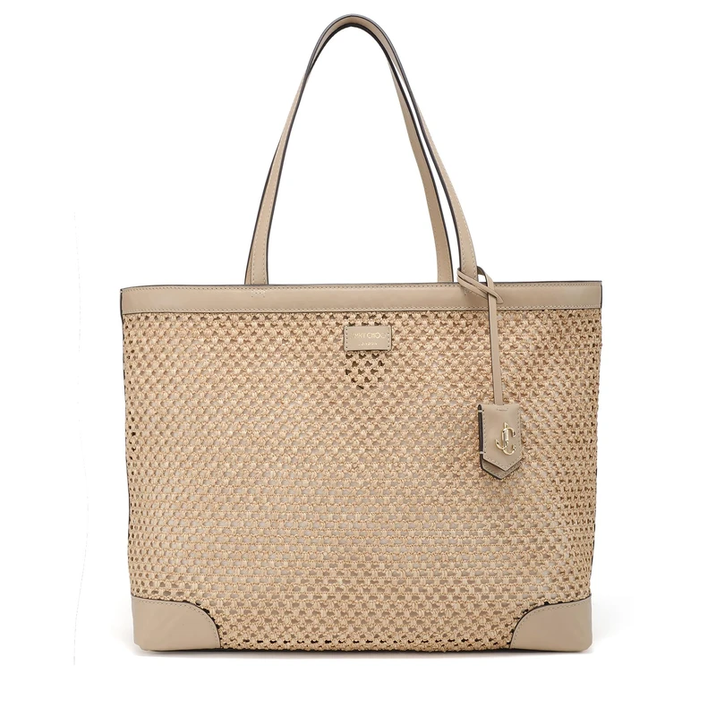 Jimmy Choo 編織提包,NT45,800。 Jimmy Choo 編織提包,NT45,800。