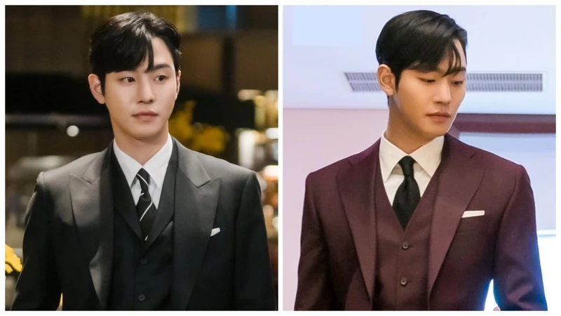 安孝燮3件式西裝霸氣外露 安孝燮3件式西裝霸氣外露