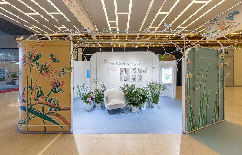 Van Cleef & Arpels 梵克雅寶春日詩意花園 空景照