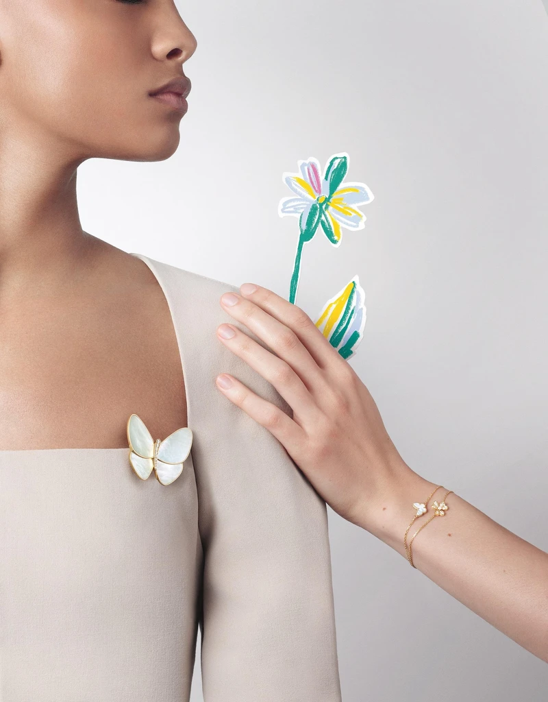 Van Cleef & Arpels梵克雅寶模特兒情境圖