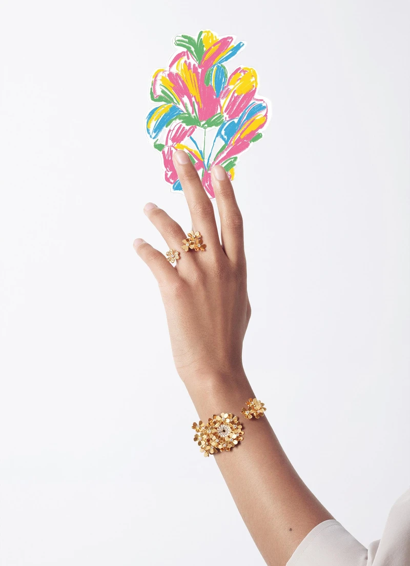 Van Cleef & Arpels梵克雅寶模特兒情境圖