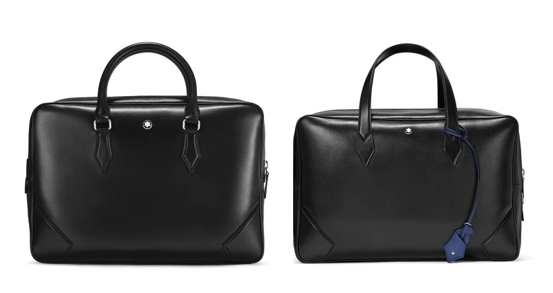 萬寶龍大師傑作系列公事包，NT$51,900、萬寶龍大師傑作系列行李袋，NT$59,300 