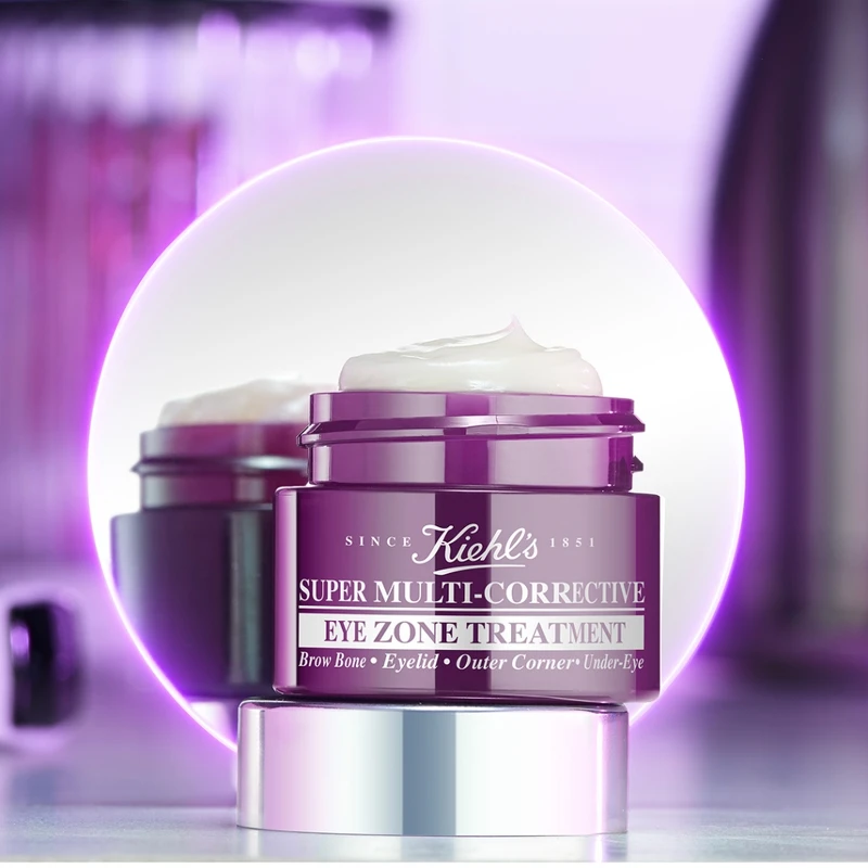 KIEHL’S契爾氏超進化全能新生超級眼霜情境圖。