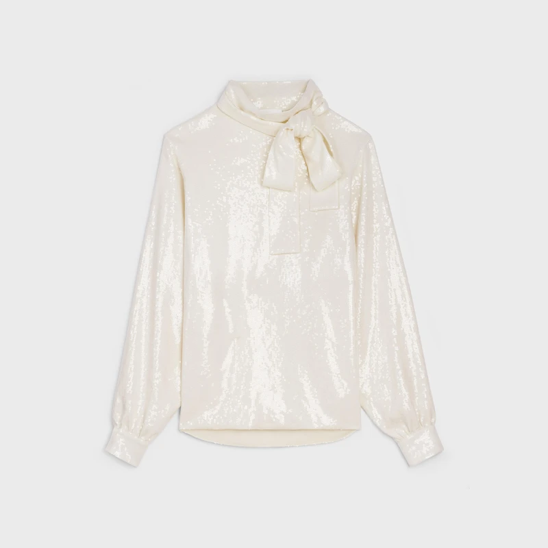 CELINE 亮片襯衫,NT125,000。 CELINE 亮片襯衫,NT125,000。