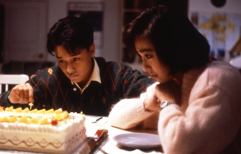 《英雄本色》張國榮、朱寶意是對青春戀人