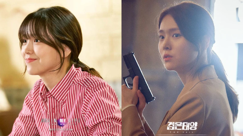 《Again My Life》金智恩飾演金熙雅/ 右圖為《黑色太陽》劇照 Photo/friDay影音 《Again My Life》金智恩飾演金熙雅/ 右圖為《黑色太陽》劇照 Photo/friDay影音