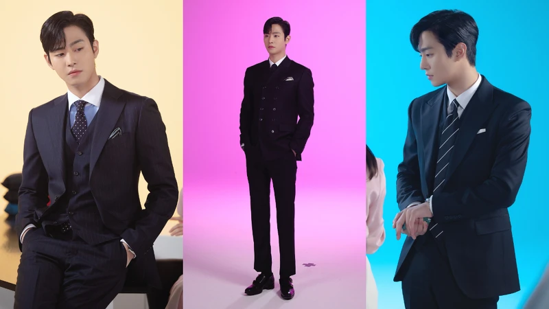 《社內相親》安孝燮完美示範10頭身比例 《社內相親》安孝燮完美示範10頭身比例