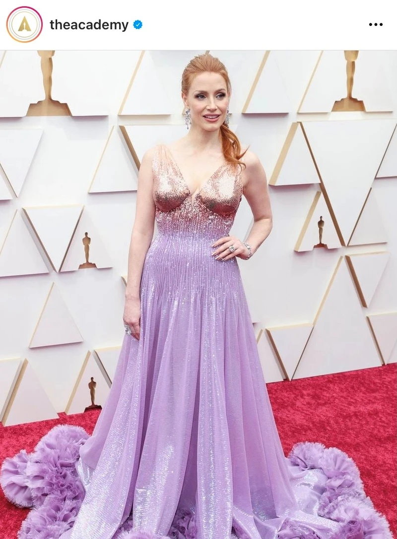 2022奧斯卡紅毯珠寶穿搭造型:潔西卡雀絲坦(Jessica Chastain) 2022奧斯卡紅毯珠寶穿搭造型:潔西卡雀絲坦(Jessica Chastain)