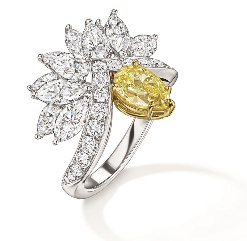 海瑞溫斯頓New York 系列 Eagle 黃鑽鑽石戒指 海瑞溫斯頓New York 系列 Eagle 黃鑽鑽石戒指