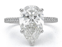 Tiffany鉑金鑲鑽戒指 Tiffany鉑金鑲鑽戒指