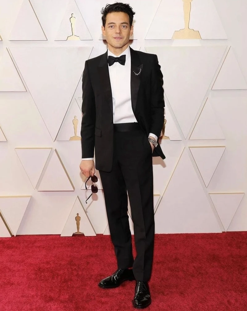 2022奧斯卡紅毯的男星造型與穿搭手錶：雷米馬利克Rami Malek
