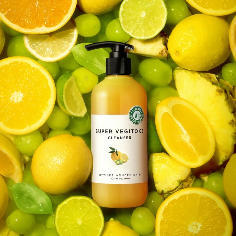 Wonder Bath蔬果精華自動發泡洗卸潔顏露(黃色光澤款)300ml,NT699。