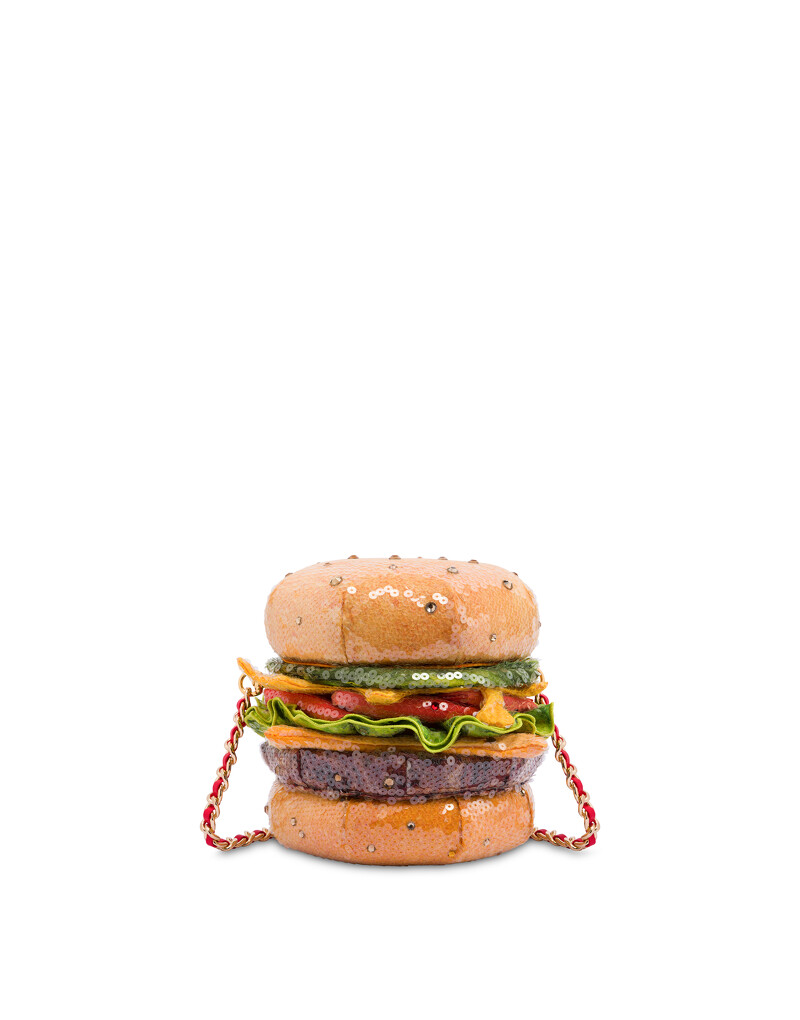 亮片漢堡造型包，NT61,500。