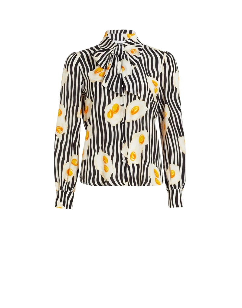 太陽荷包蛋印花襯衫，NT42,800。