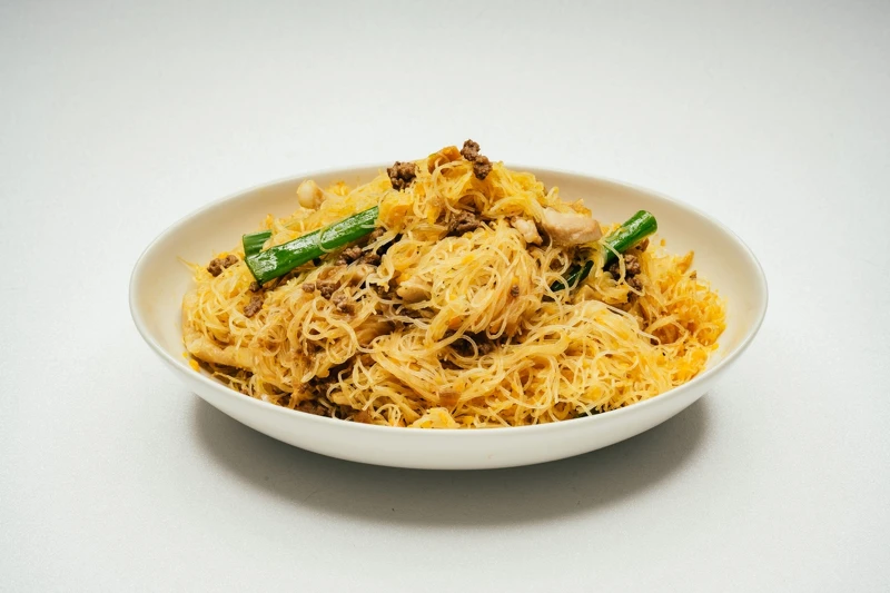 金瓜炊粉。 金瓜炊粉。