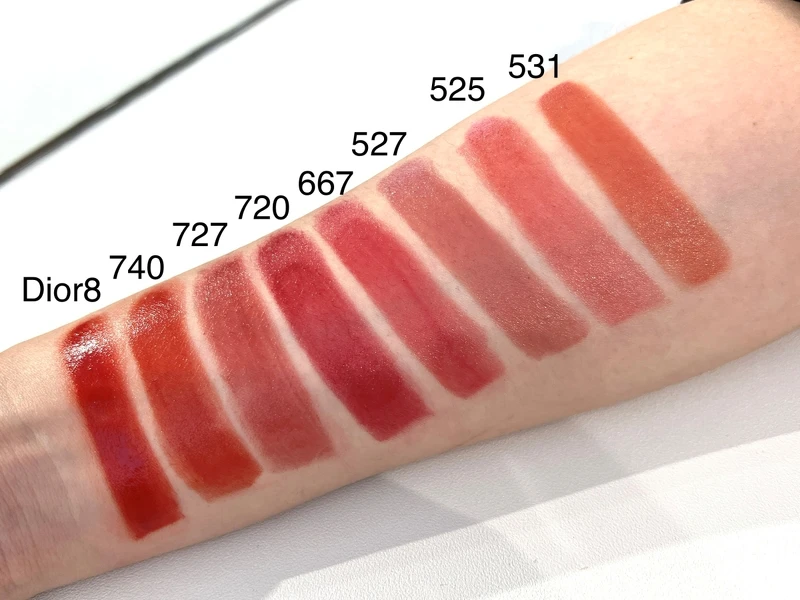 Dior癮誘唇膏8主打色手部試色 Dior癮誘唇膏8主打色手部試色