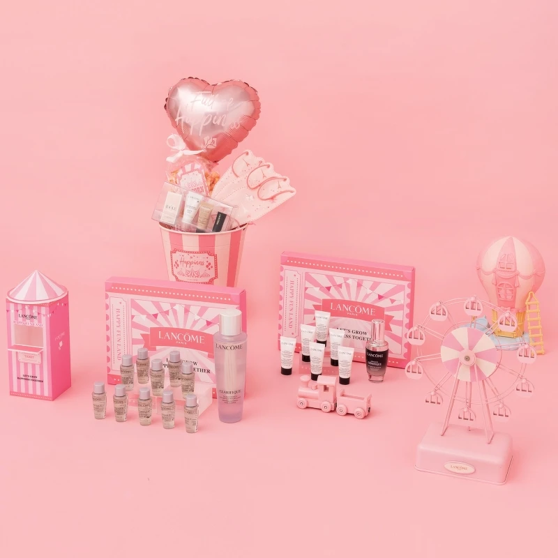 蘭蔻2022母親節限定排隊發燒組+幸福爆爆桶情境美圖。 蘭蔻2022母親節限定排隊發燒組+幸福爆爆桶情境美圖。