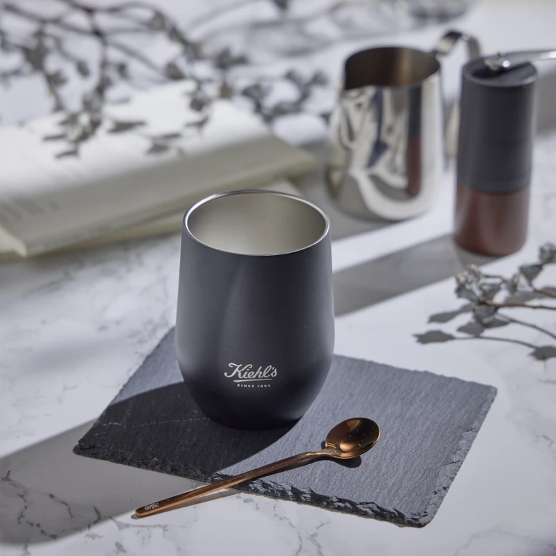 KIEHL’S契爾氏霧黑不鏽鋼手持杯組。