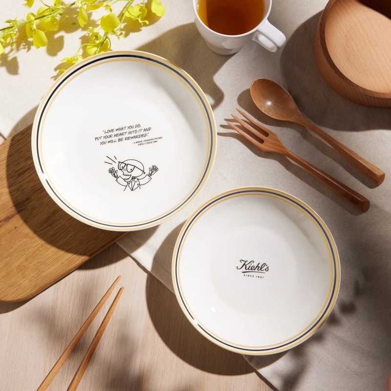 KIEHL’S契爾氏手工特製瓷盤雙入組。