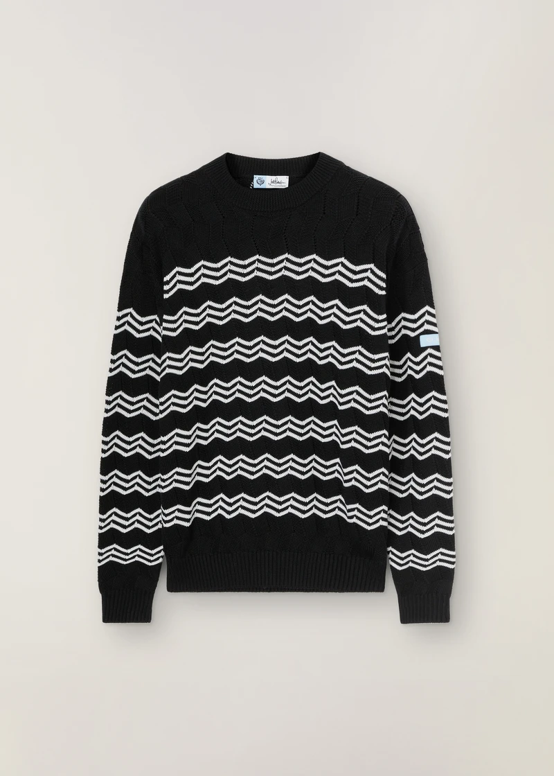 Loro Piana x 藤原浩 膠波浪針織上衣,NT$39,900