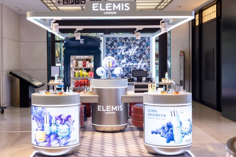 ELEMIS全台首間實體快閃店就在台北新光三越信義A8。 ELEMIS全台首間實體快閃店就在台北新光三越信義A8。