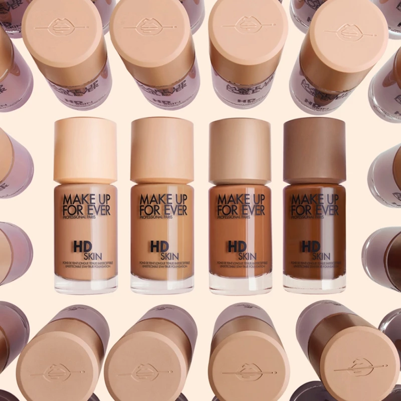 MAKE UP FOR EVER HD SKIN粉無痕持久粉底液。 MAKE UP FOR EVER HD SKIN粉無痕持久粉底液。