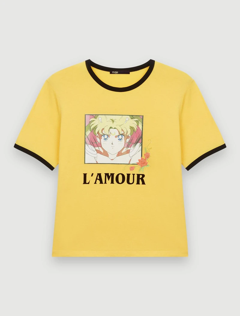 Maje x 美少女戰士限定系列_短袖印花上衣，NT$4,410