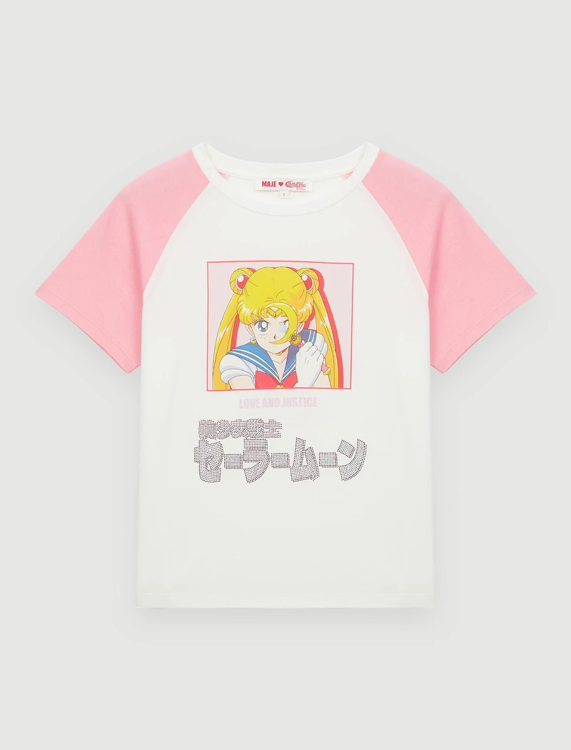 Maje x 美少女戰士限定系列_短袖印花上衣，NT$4,410