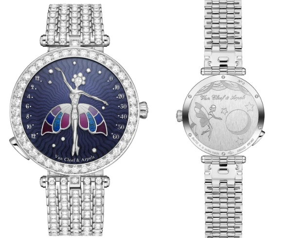 Lady Arpels Ballerine Enchantée腕錶(鑲鑽錶帶款)  Lady Arpels Ballerine Enchantée腕錶(鑲鑽錶帶款)