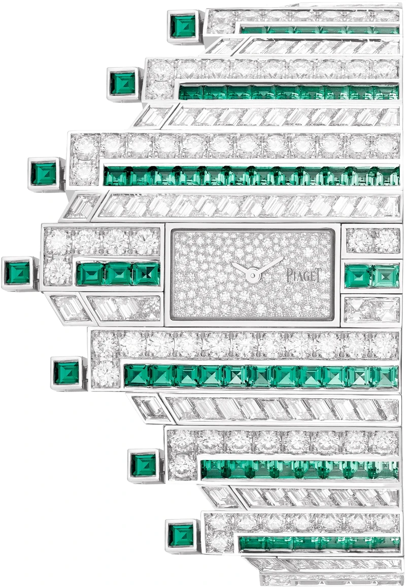 Piaget伯爵「Magical Lights奇幻光影」頂級祖母綠鑽石腕錶 Piaget伯爵「Magical Lights奇幻光影」頂級祖母綠鑽石腕錶