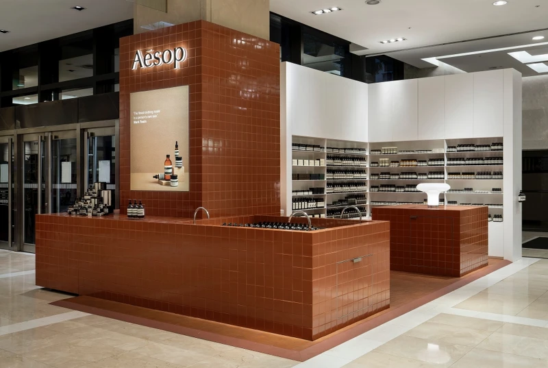 Aesop 新光三越台南西門店。 Aesop 新光三越台南西門店。