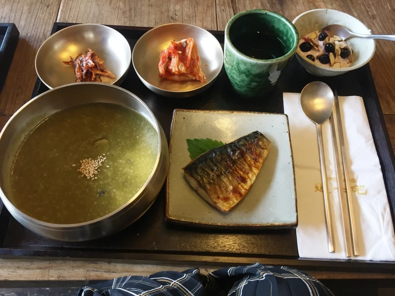 樂古齋的早餐。 樂古齋的早餐。