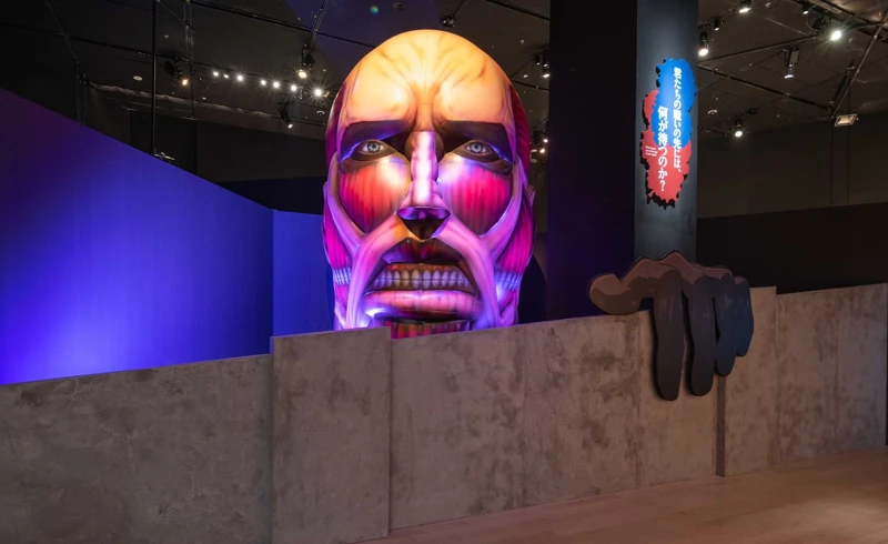 進擊的巨人展FINAL過去展出的內容，非本次台灣展出內容