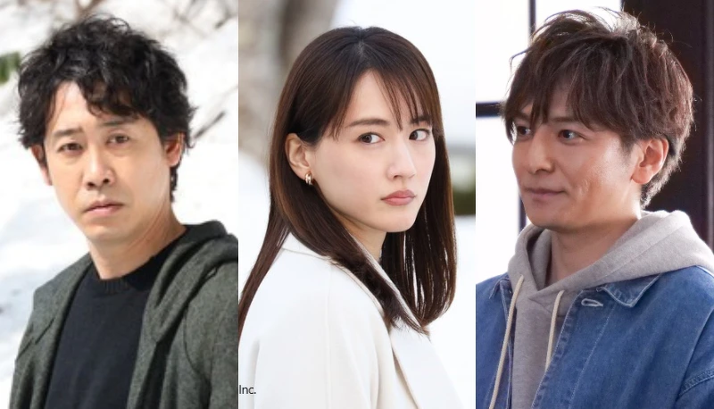 日劇《前男友的遺書》主要演員: 大泉洋 綾瀨遙 生田斗真©Fuji TV 