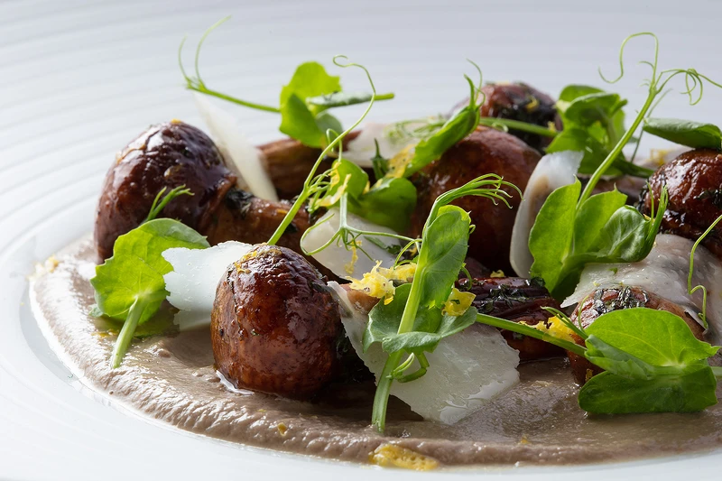 LAONE Kitchen 歐陸廚房「香草風味菌菇起士」。