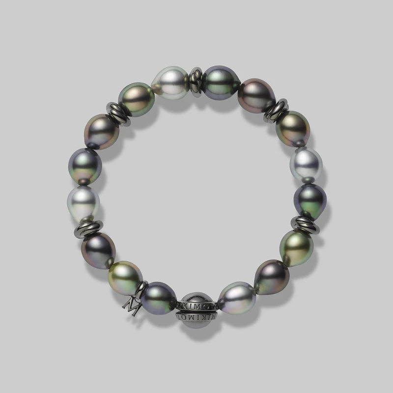 MIKIMOTO PASSIONOIR/Talisman Glide系列黑珍珠彈性手鍊 MIKIMOTO PASSIONOIR/Talisman Glide系列黑珍珠彈性手鍊