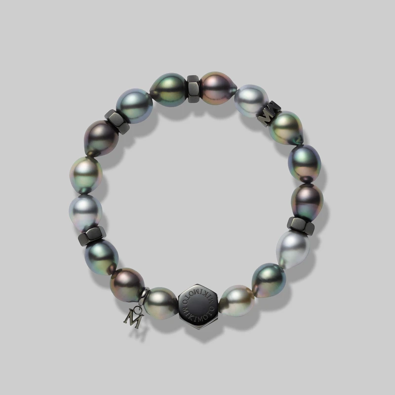 MIKIMOTO PASSIONOIR/Talisman Glide系列黑珍珠彈性手鍊 MIKIMOTO PASSIONOIR/Talisman Glide系列黑珍珠彈性手鍊