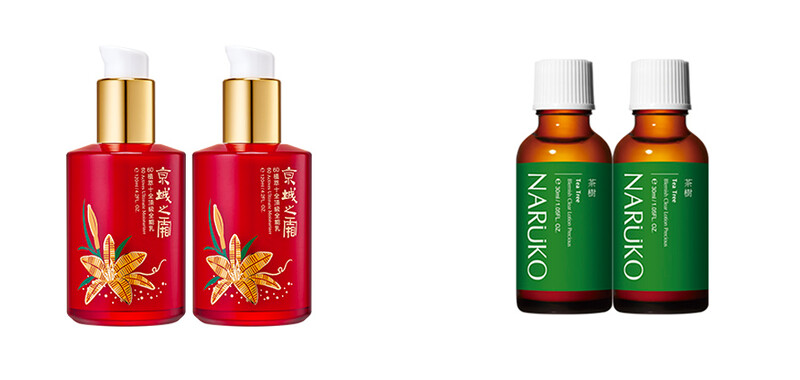 (左)母親節限定【京城之霜】春仔花限量版全能乳2入。(右)茶樹抗痘粉刺寶 (4.22-4.30指定品回饋15%)。 (左)母親節限定【京城之霜】春仔花限量版全能乳2入。(右)茶樹抗痘粉刺寶 (4.22-4.30指定品回饋15%)。