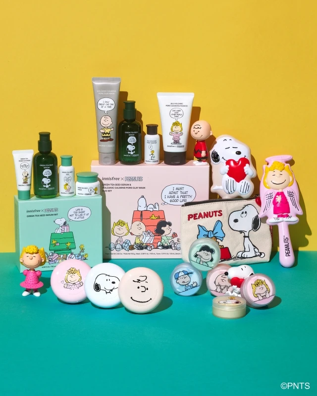 2022 innisfree x Peanuts情境。