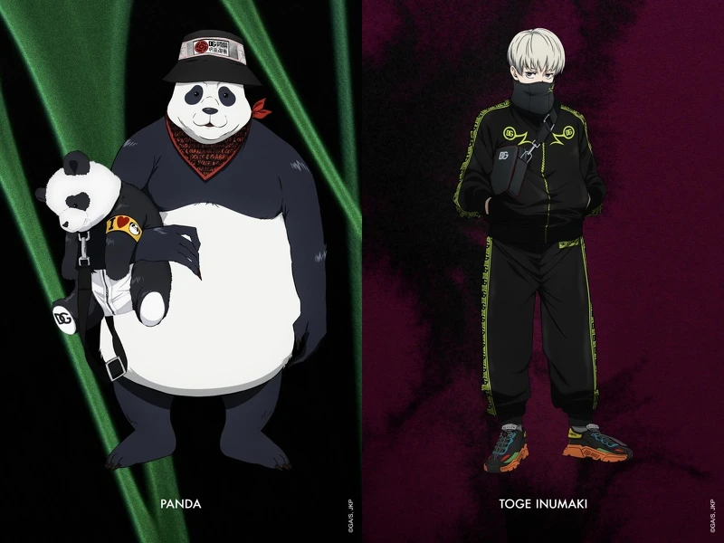 (左)胖達 (右)狗卷棘 (左)胖達 (右)狗卷棘