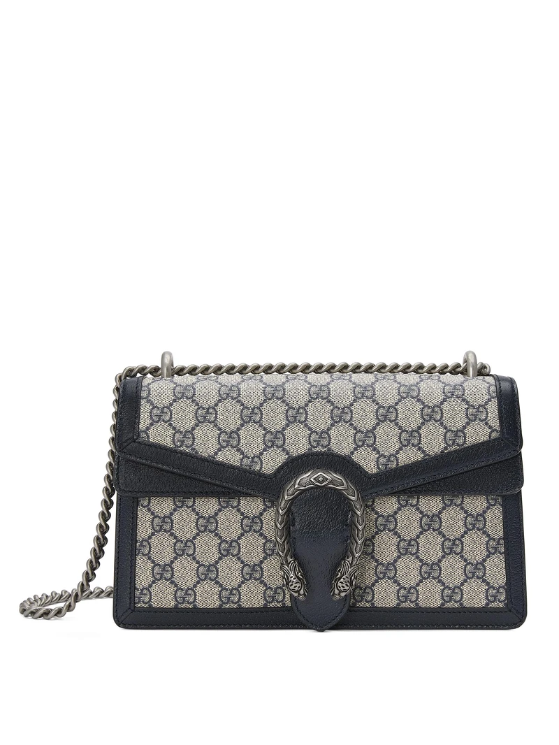 GG Blue午夜藍酒神肩背包,NT 83,000 GG Blue午夜藍酒神肩背包,NT 83,000