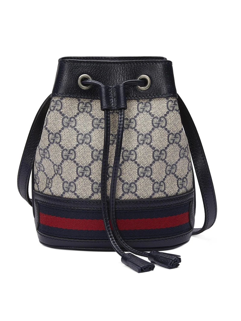 GG Blue午夜藍Ophidia肩背水桶包,NT 44,700 GG Blue午夜藍Ophidia肩背水桶包,NT 44,700