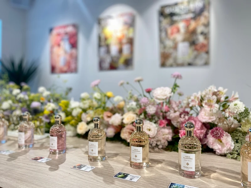 嬌蘭2022全新花草水語淡香水系列。 嬌蘭2022全新花草水語淡香水系列。