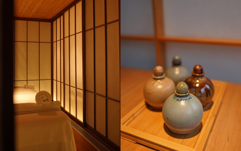 日式和風的專屬SPA空間。 日式和風的專屬SPA空間。