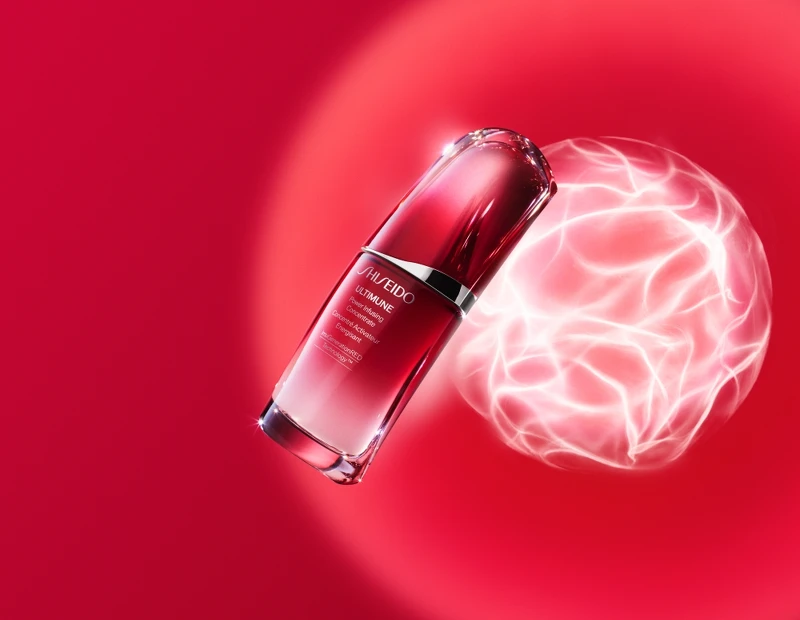 資生堂紅妍超導循環肌活露視覺圖。