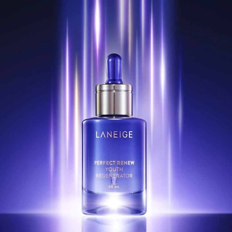 LANEIGE蘭芝完美新生肌能露AD形象圖。