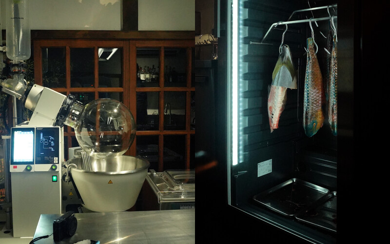 Seven 一一解說所有機器的原理以及如何應用在餐點上。 Seven 一一解說所有機器的原理以及如何應用在餐點上。