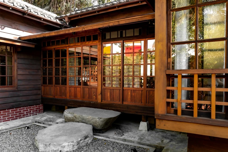 傳統的外廊緣側。 傳統的外廊緣側。